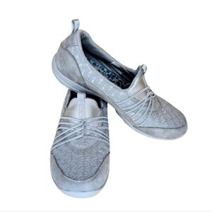Sketchers Women's Empress Honest Walk Slip-ons Shimmery Silver/Grey Sneakers